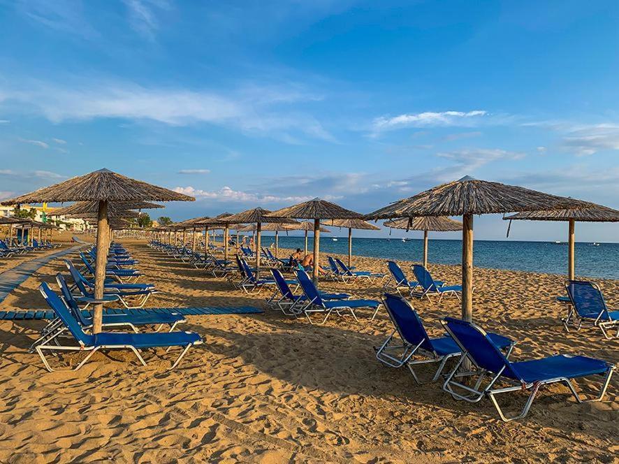 Aris Seaside Issos Beach Agios Georgios  Ngoại thất bức ảnh
